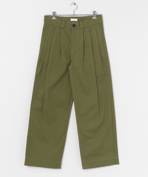 Couleur Meler（クルールメリー）の「Couleur Meler sakasa　triple tuck chino pants（その他パンツ・メンズ・オフホワイト/ベージュ/カーキ・MEDIUM/LARGE）」の17枚目の写真