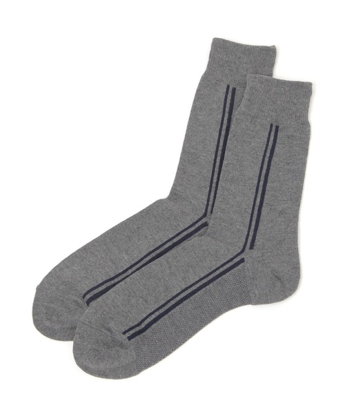 GLOBAL WORK(グローバルワーク)の「らくごこちフィットソックス/ロング/180616(ソックス/靴下・メンズ・ライトグレー/ホワイト系その他3/ホワイト/ダークブルー/ネイビー/ブルー系その他7/ブルー/グレー系その他6/ホワイト系その他2/グレー/ブルー系その他6/グレー系その他/ブラック/その他/ブラウン/グレー系その他5/グレー系その他4/ブラック系/グレー系その他7/ブラック系2/ブラック系1/チャコールグレー/ブルー系その他4/グレー系その他3/ダークグレー/ベージュ系その他5/グレー系4/ネイビー系6・FREE)」の1枚目の写真
