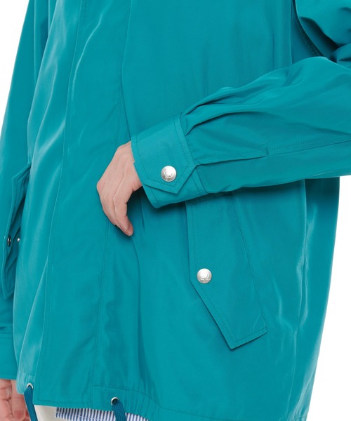 Arnold Palmer（アーノルドパーマー）の「撥水・花粉ガード ブライトツイル シェア マウンテンパーカー（マウンテンパーカー・レディース・グリーン/ブラック/ベージュ・M/L/S/LL/XS）」の7枚目の写真