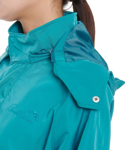 Arnold Palmer（アーノルドパーマー）の「撥水・花粉ガード ブライトツイル シェア マウンテンパーカー（マウンテンパーカー・レディース・グリーン/ブラック/ベージュ・M/L/S/LL/XS）」の5枚目の写真