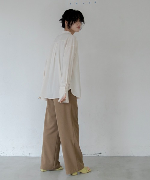 VACANCY（ヴァカンシー）の「ダブルボタンシャツ（シャツ/ブラウス・レディース・ホワイト/ライトグレー・FREE）」の18枚目の写真