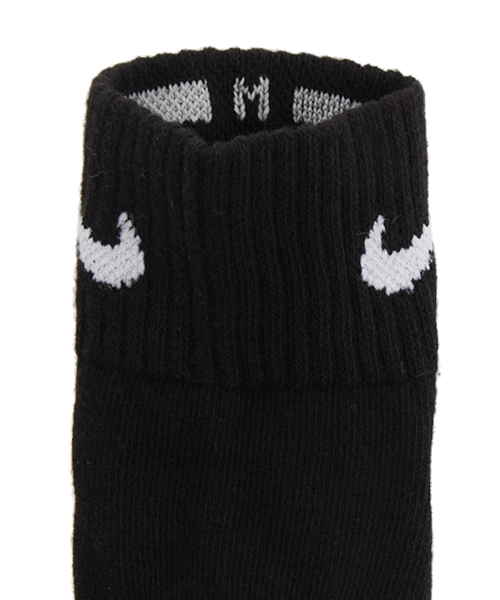 NIKE（ナイキ）の「NIKE（ナイキ） 3P コットンクッション　クォーターソックス（ソックス/靴下・メンズ・ホワイト/ブラック・LARGE/MEDIUM/X-LARGE）」の3枚目の写真