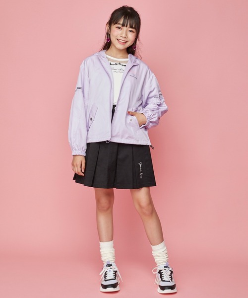 JENNI love(ジェニィラブ)の「チュール切替えフリルロンT(Tシャツ/カットソー・キッズ・オフホワイト/ピンク/ラベンダー・130cm/140cm/150cm/160cm)」の8枚目の写真