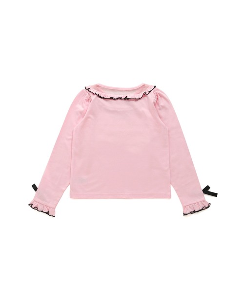 JENNI love(ジェニィラブ)の「チュール切替えフリルロンT(Tシャツ/カットソー・キッズ・オフホワイト/ピンク/ラベンダー・130cm/140cm/150cm/160cm)」の17枚目の写真