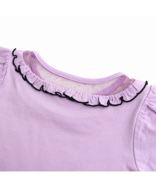 JENNI love(ジェニィラブ)の「チュール切替えフリルロンT(Tシャツ/カットソー・キッズ・オフホワイト/ピンク/ラベンダー・130cm/140cm/150cm/160cm)」の20枚目の写真