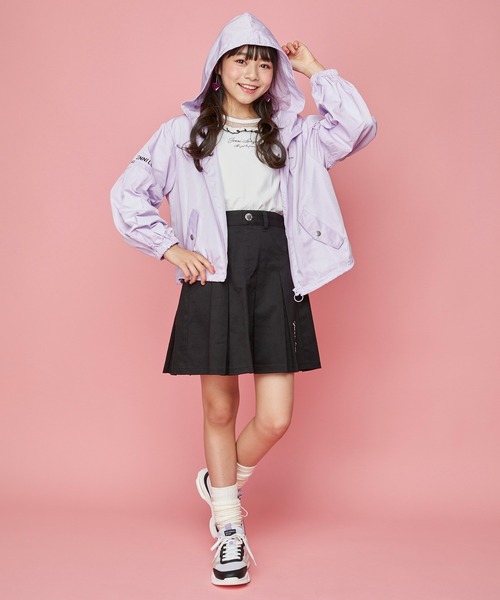 JENNI love(ジェニィラブ)の「チュール切替えフリルロンT(Tシャツ/カットソー・キッズ・オフホワイト/ピンク/ラベンダー・130cm/140cm/150cm/160cm)」の11枚目の写真