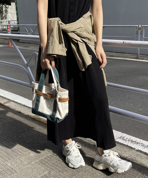 sita parantica（シータパランティカ）の「【sita parantica/シータパランティカ】トート-CVL-XS（トートバッグ・レディース・グリーン・FREE）」の9枚目の写真