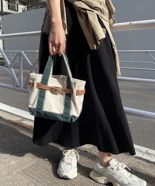 sita parantica（シータパランティカ）の「【sita parantica/シータパランティカ】トート-CVL-XS（トートバッグ・レディース・グリーン・FREE）」の7枚目の写真