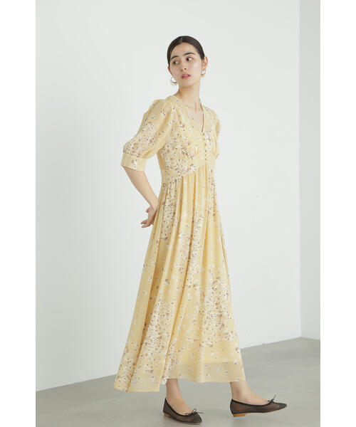 JILL STUART(ジルスチュアート)の「◆モノトーンフラワーワンピース(ワンピース・レディース・イエロー/ブラック・2/4)」の11枚目の写真