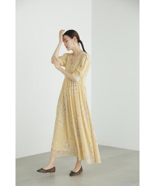 JILL STUART(ジルスチュアート)の「◆モノトーンフラワーワンピース(ワンピース・レディース・イエロー/ブラック・2/4)」の8枚目の写真