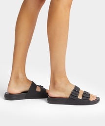 【fitflop】フィットフロップ IQUSHION TWO-BAR BUCKLE SLIDES