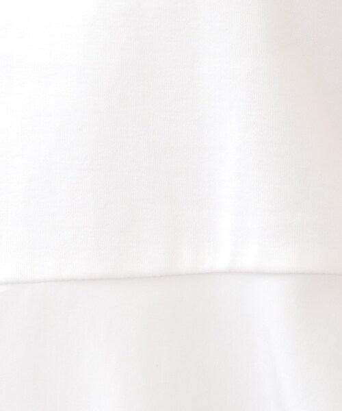 grove(グローブ)の「◆布帛切り替えペプラムプルオーバー(Tシャツ/カットソー・レディース・ライトブルー/アイボリー/ブラック・02/03/01/05/04)」の19枚目の写真