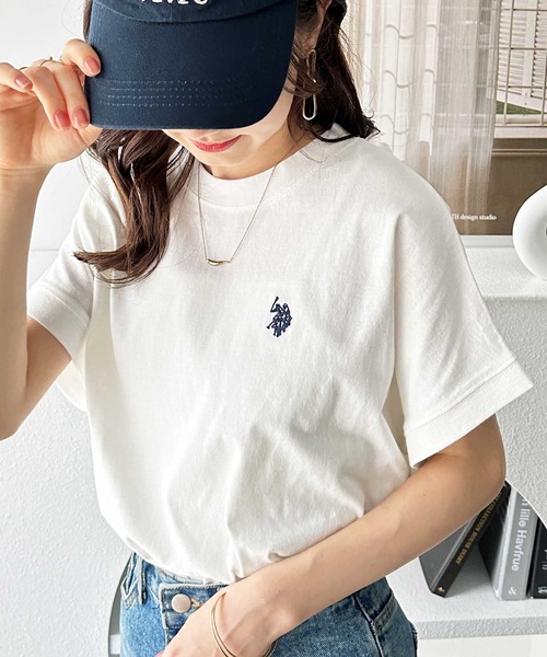 SAINT LAURENT フレンチスリーブTシャツ　渋谷リンカン購入正規品 U.S. POLO ASSN. tシャツ GeeRA別注「新色追加」U.S. ASSN.別注