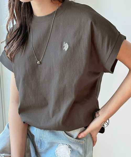 セール】GeeRA別注【新色追加】U.S. POLO ASSN.別注 綿100％フレンチ