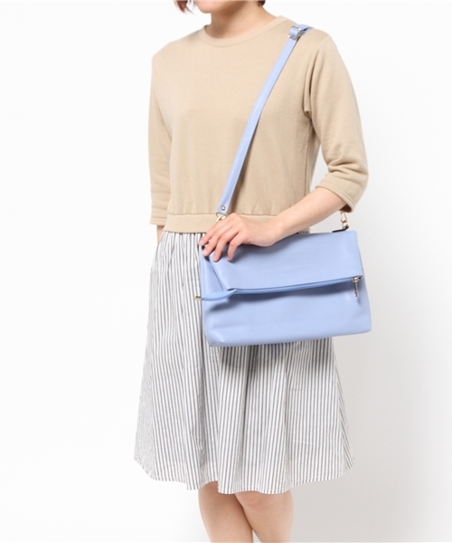 OUTLET（アウトレット）の「【Ciaopanic】2WAYクラッチSD（ショルダーバッグ・レディース・ベージュ/ブルー・0）」の7枚目の写真