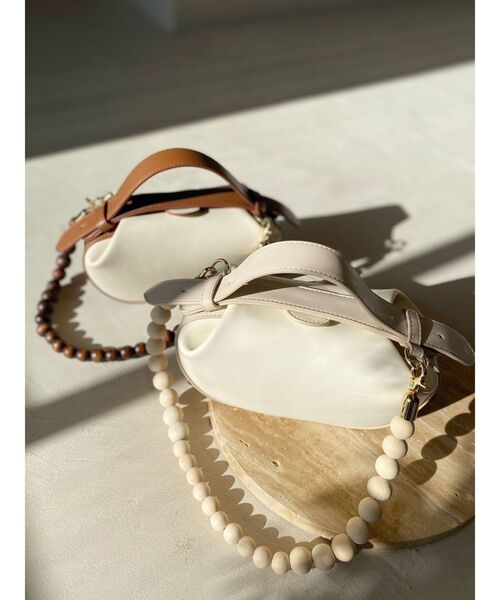 RESEXXY（リゼクシー）の「ボストンコンパクトバッグ（ハンドバッグ・レディース・ベージュ/ブラウン・FREE）」の19枚目の写真