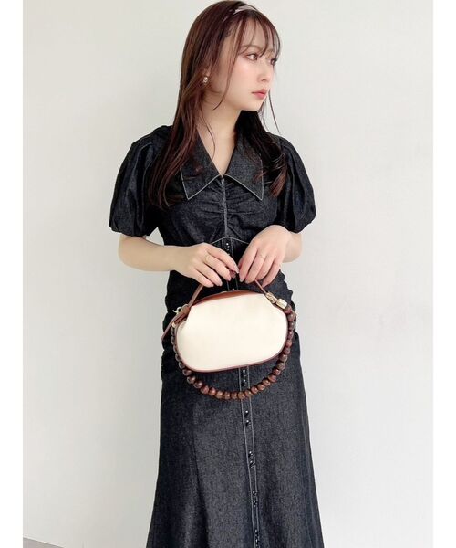 RESEXXY（リゼクシー）の「ボストンコンパクトバッグ（ハンドバッグ・レディース・ベージュ/ブラウン・FREE）」の15枚目の写真