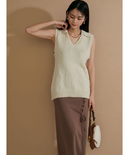 RESEXXY（リゼクシー）の「ボストンコンパクトバッグ（ハンドバッグ・レディース・ベージュ/ブラウン・FREE）」の4枚目の写真