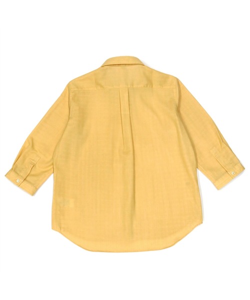 Pitta Re:)(ピッタリ)の「【Pitta Re:)】ふわっとガーゼシャツ 七分袖 綿100% レディースカジュアルシャツ(シャツ/ブラウス・レディース・マスタード/オレンジ・S/M/LL/L)」の3枚目の写真