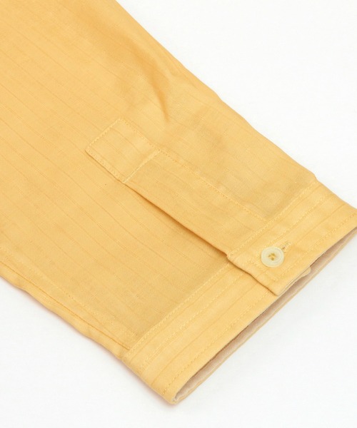 Pitta Re:)(ピッタリ)の「【Pitta Re:)】ふわっとガーゼシャツ 七分袖 綿100% レディースカジュアルシャツ(シャツ/ブラウス・レディース・マスタード/オレンジ・S/M/LL/L)」の4枚目の写真