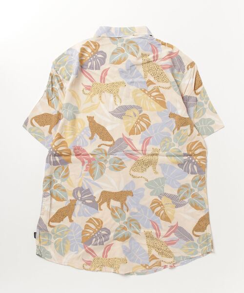 Guess（ゲス）の「Eco Rayon Jungle Leopard Shirt 半袖 シャツ（シャツ/ブラウス・メンズ・ライトイエロー・SMALL/MEDIUM/LARGE/X-LARGE）」の7枚目の写真