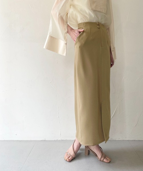 CLEIO(クレイオ)の「【CLEIO】フロントスリットスカート(スカート・レディース・アイボリー/ベージュ・FREE)」の17枚目の写真