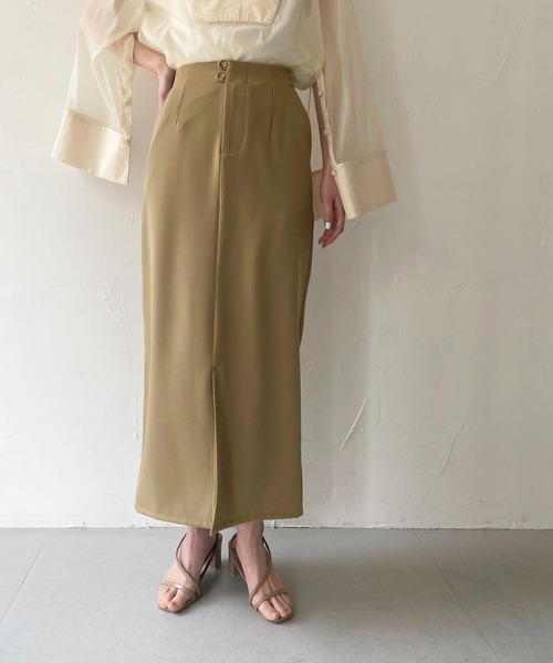 CLEIO(クレイオ)の「【CLEIO】フロントスリットスカート(スカート・レディース・アイボリー/ベージュ・FREE)」の16枚目の写真