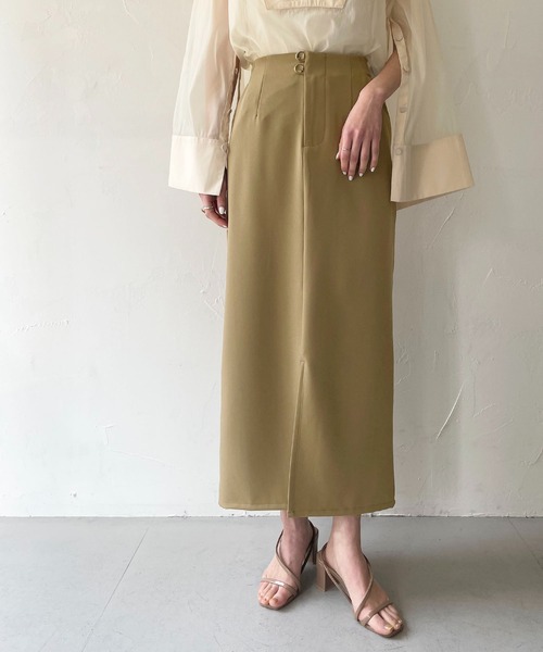 CLEIO(クレイオ)の「【CLEIO】フロントスリットスカート(スカート・レディース・アイボリー/ベージュ・FREE)」の15枚目の写真