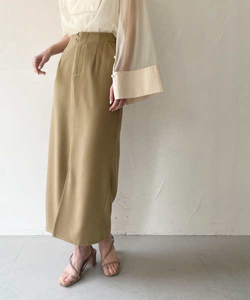 CLEIO(クレイオ)の「【CLEIO】フロントスリットスカート(スカート・レディース・アイボリー/ベージュ・FREE)」の18枚目の写真