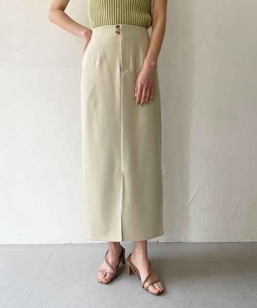 CLEIO(クレイオ)の「【CLEIO】フロントスリットスカート(スカート・レディース・アイボリー/ベージュ・FREE)」の6枚目の写真