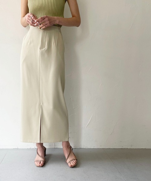 CLEIO(クレイオ)の「【CLEIO】フロントスリットスカート(スカート・レディース・アイボリー/ベージュ・FREE)」の4枚目の写真