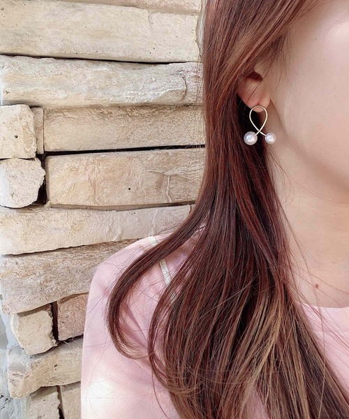 tone（トーン）の「Liaa/デザインパールピアス（ピアス（両耳用）・レディース・その他1/その他2/その他3/その他5/その他7/その他4/その他6/その他8・FREE）」の8枚目の写真