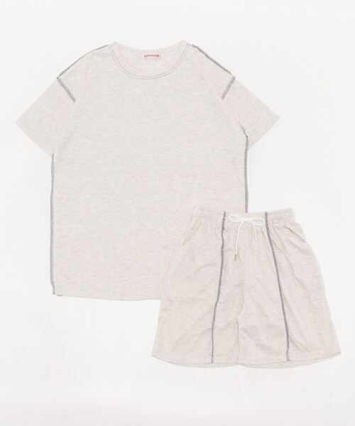 NinaetLina（ニナエリナ）の「カットソーセットアップ（ルームウェア/パジャマ・レディース・ブラック/グレー/ベージュ・M/L/XL）」の10枚目の写真