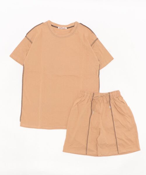 NinaetLina（ニナエリナ）の「カットソーセットアップ（ルームウェア/パジャマ・レディース・ブラック/グレー/ベージュ・M/L/XL）」の11枚目の写真