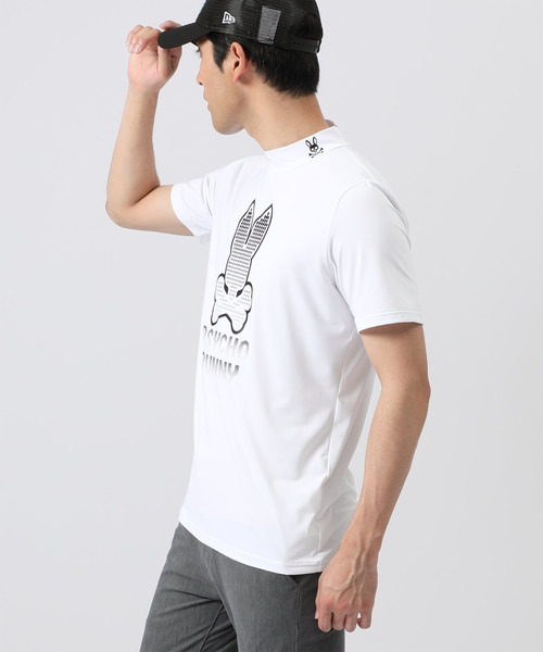 GOLF] パイピング シルエットロゴ モックネックTシャツ｜Psycho