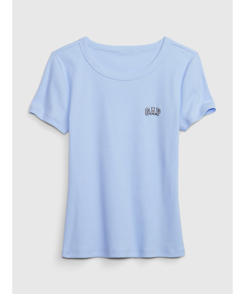 GAP(ギャップ)の「Gapロゴ リブフィット Tシャツ(Tシャツ/カットソー・レディース・ブルー/ホワイト/イエロー/ブラック/グリーン/ピンク・M/S/L/XL/XXS/XS)」の20枚目の写真