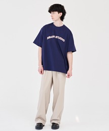 REON STUDIO | 韓国ブランド RE:ON STUDIO レオンスタジオ WIDE SLACKS PANTS ワイドスラックス ワイドパンツ ストレートパンツ(スラックス)