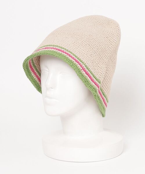 ROYAL FLASH(ロイヤルフラッシュ)の「cie/シー/STRIPE HAT(ハット・レディース・アイボリー系・F)」の3枚目の写真