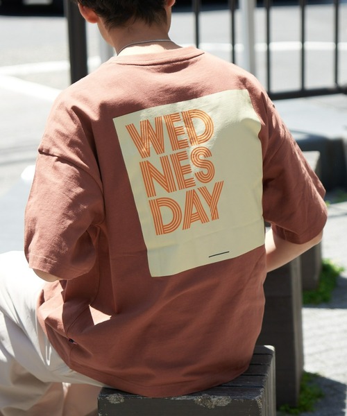 CIAOPANIC TYPY（チャオパニックティピー）の「USAコットンウィークロゴTee（Tシャツ/カットソー・メンズ・ホワイト/チャコールグレー/ネイビー/ブラウン/ブルー・MEDIUM/LARGE）」の9枚目の写真