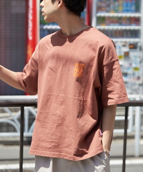 CIAOPANIC TYPY（チャオパニックティピー）の「USAコットンウィークロゴTee（Tシャツ/カットソー・メンズ・ホワイト/チャコールグレー/ネイビー/ブラウン/ブルー・MEDIUM/LARGE）」の13枚目の写真