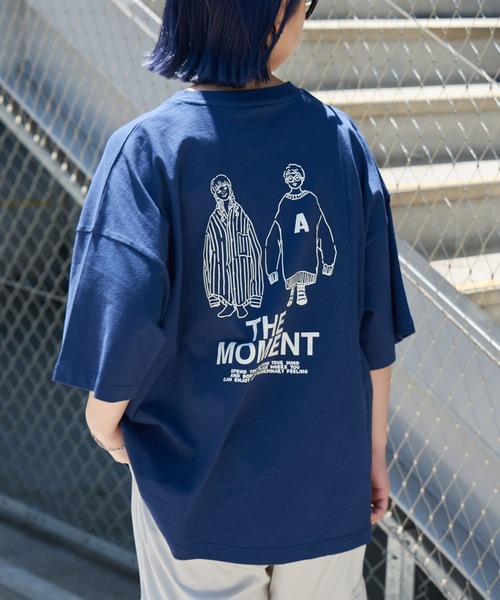 CIAOPANIC TYPY（チャオパニックティピー）の「USAコットンウィークロゴTee（Tシャツ/カットソー・メンズ・ホワイト/チャコールグレー/ネイビー/ブラウン/ブルー・MEDIUM/LARGE）」の19枚目の写真
