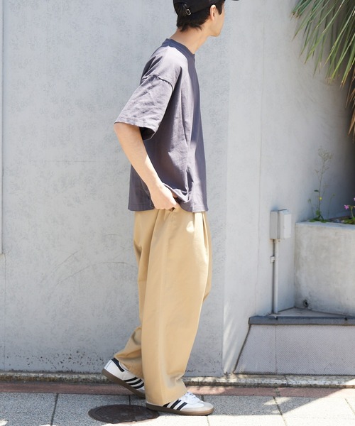 CIAOPANIC TYPY（チャオパニックティピー）の「USAコットンウィークロゴTee（Tシャツ/カットソー・メンズ・ホワイト/チャコールグレー/ネイビー/ブラウン/ブルー・MEDIUM/LARGE）」の7枚目の写真