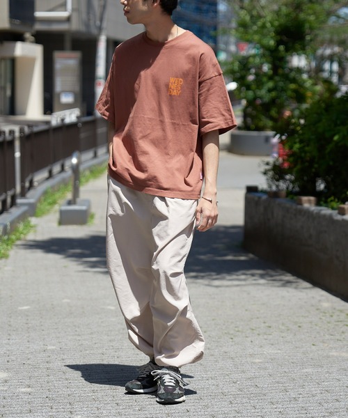 CIAOPANIC TYPY（チャオパニックティピー）の「USAコットンウィークロゴTee（Tシャツ/カットソー・メンズ・ホワイト/チャコールグレー/ネイビー/ブラウン/ブルー・MEDIUM/LARGE）」の14枚目の写真