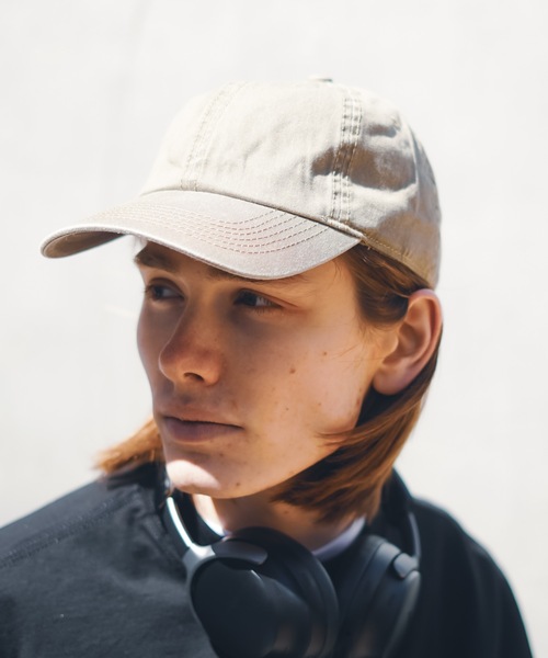 COBRA CAPS（コブラキャップス）の「【COBRA/コブラ キャップス】6-Panel Pigment Dyed Heavy Cotton Twill 　帽子 　ローキャップ 顔料染め（キャップ・メンズ・マスタード/グリーン/カーキ/ブラック/ストーン・FREE）」の13枚目の写真