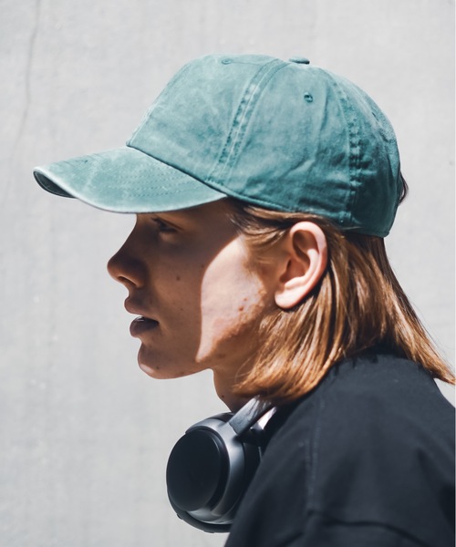 COBRA CAPS（コブラキャップス）の「【COBRA/コブラ キャップス】6-Panel Pigment Dyed Heavy Cotton Twill 　帽子 　ローキャップ 顔料染め（キャップ・メンズ・マスタード/グリーン/カーキ/ブラック/ストーン・FREE）」の17枚目の写真