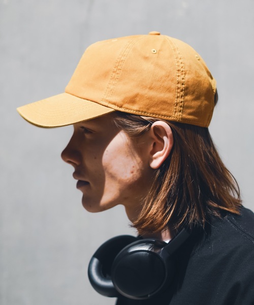 COBRA CAPS（コブラキャップス）の「【COBRA/コブラ キャップス】6-Panel Pigment Dyed Heavy Cotton Twill 　帽子 　ローキャップ 顔料染め（キャップ・メンズ・マスタード/グリーン/カーキ/ブラック/ストーン・FREE）」の20枚目の写真