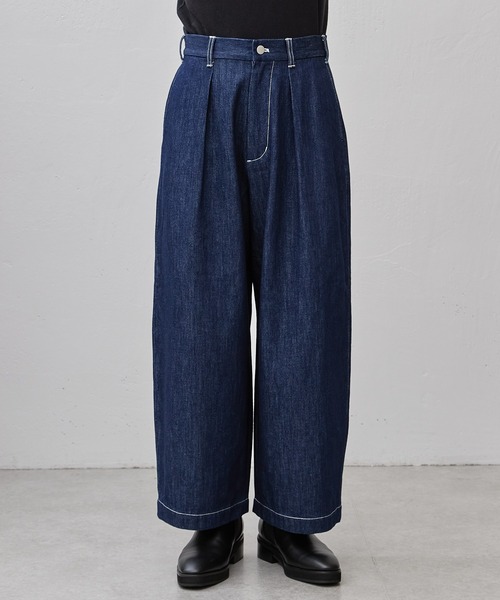 ルーズワイドデニム（デニムパンツ）｜Lui's（ルイス）のファッション
