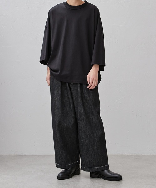 Lui's(ルイス)の「ルーズワイドデニム(デニムパンツ・メンズ・ブラック/インディゴブルー・マルチサイズ)」の22枚目の写真