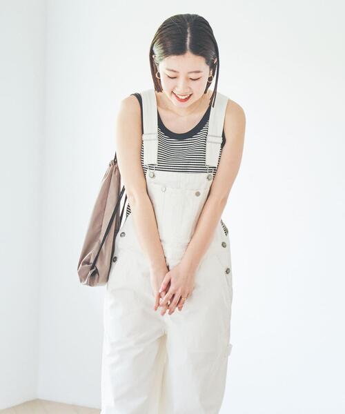 coen（コーエン）の「デニムオーバーオール（サロペット/オーバーオール・レディース・オフホワイト/コバルトブルー・M/L）」の15枚目の写真