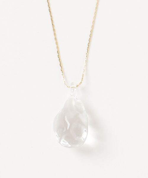 dix（ディス）の「Glass Drop Necklace（ネックレス・レディース・ブラック/ブルー/クリア・FREE）」の3枚目の写真